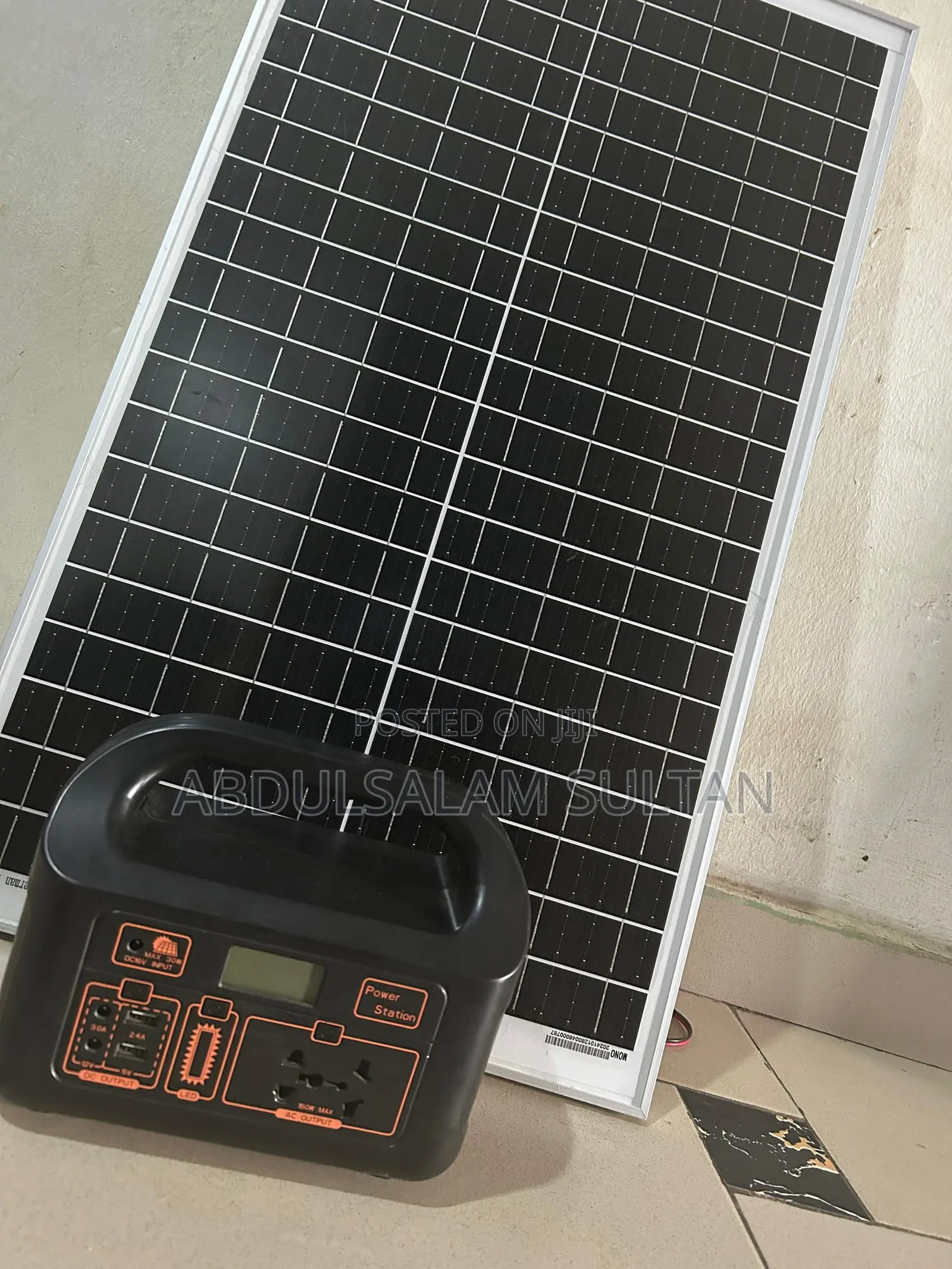 Solar Generator With Panel 150 Watts