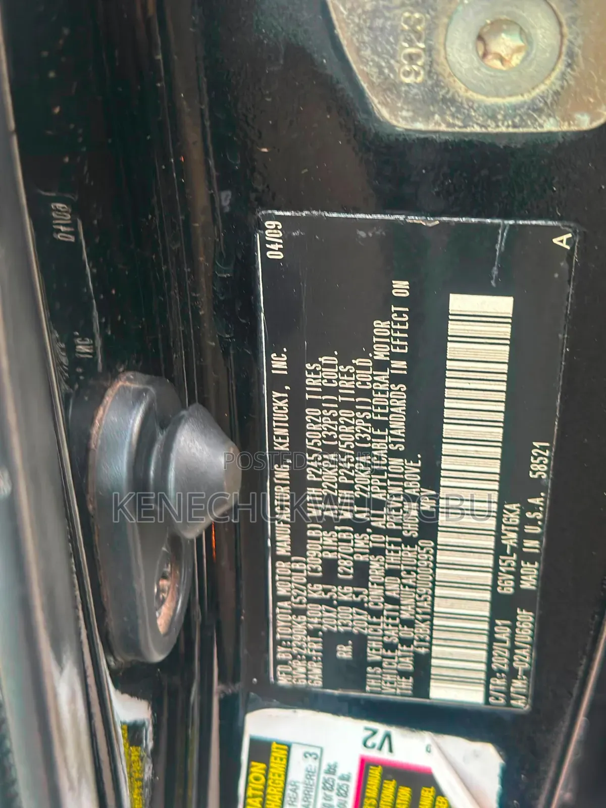 Toyota Venza 2010 Black
