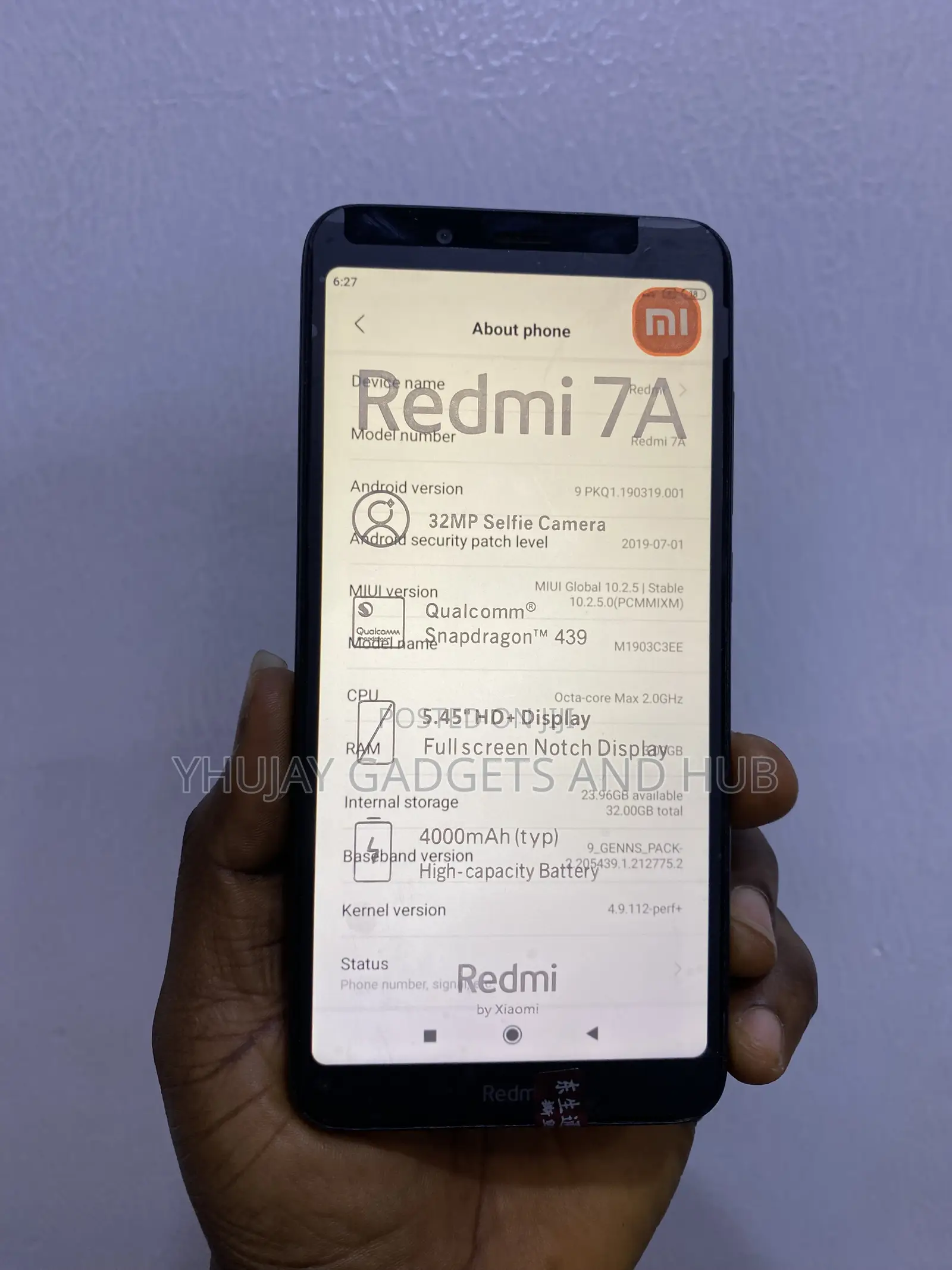 Xiaomi Redmi 7A 32 GB Black