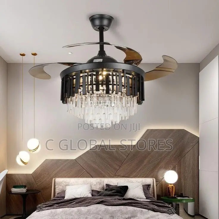Crystal Fan Chandelier