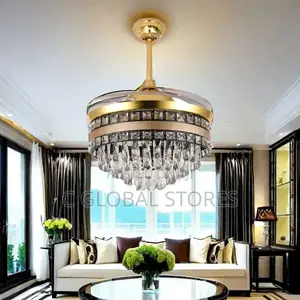Crystal Fan Chandelier