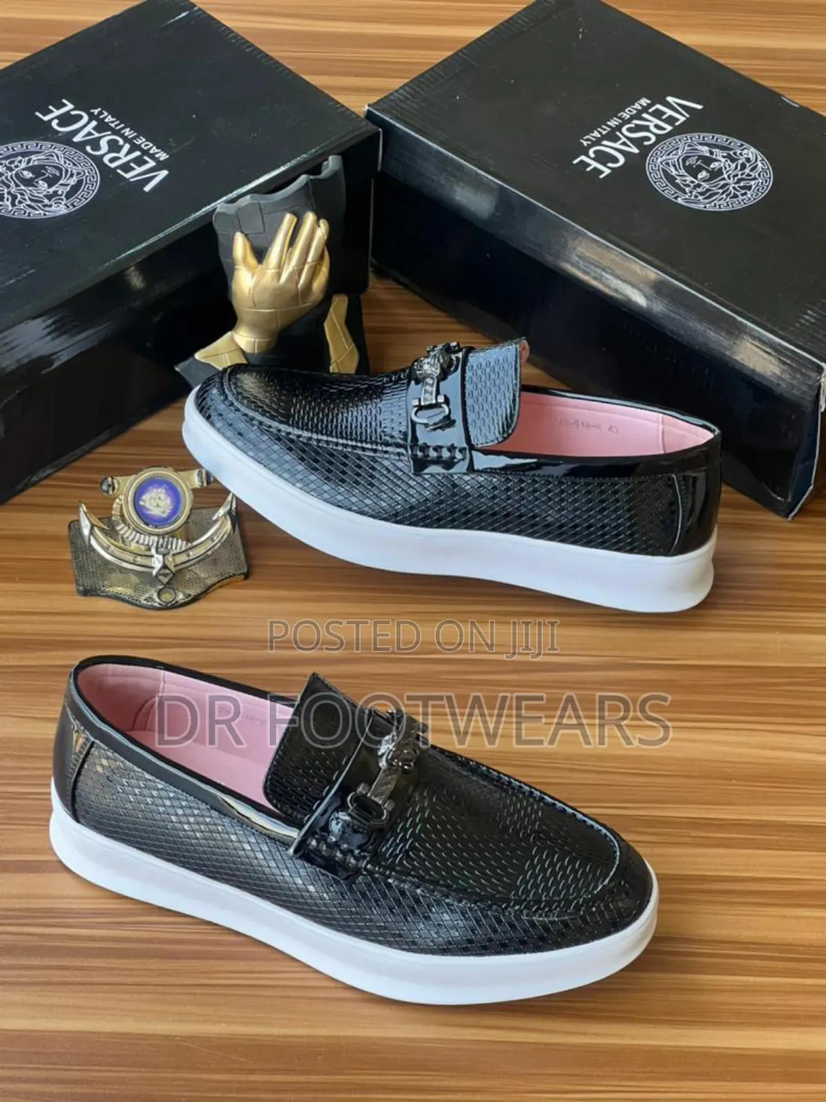 Men’S Premium Casual Loafers With White Sole