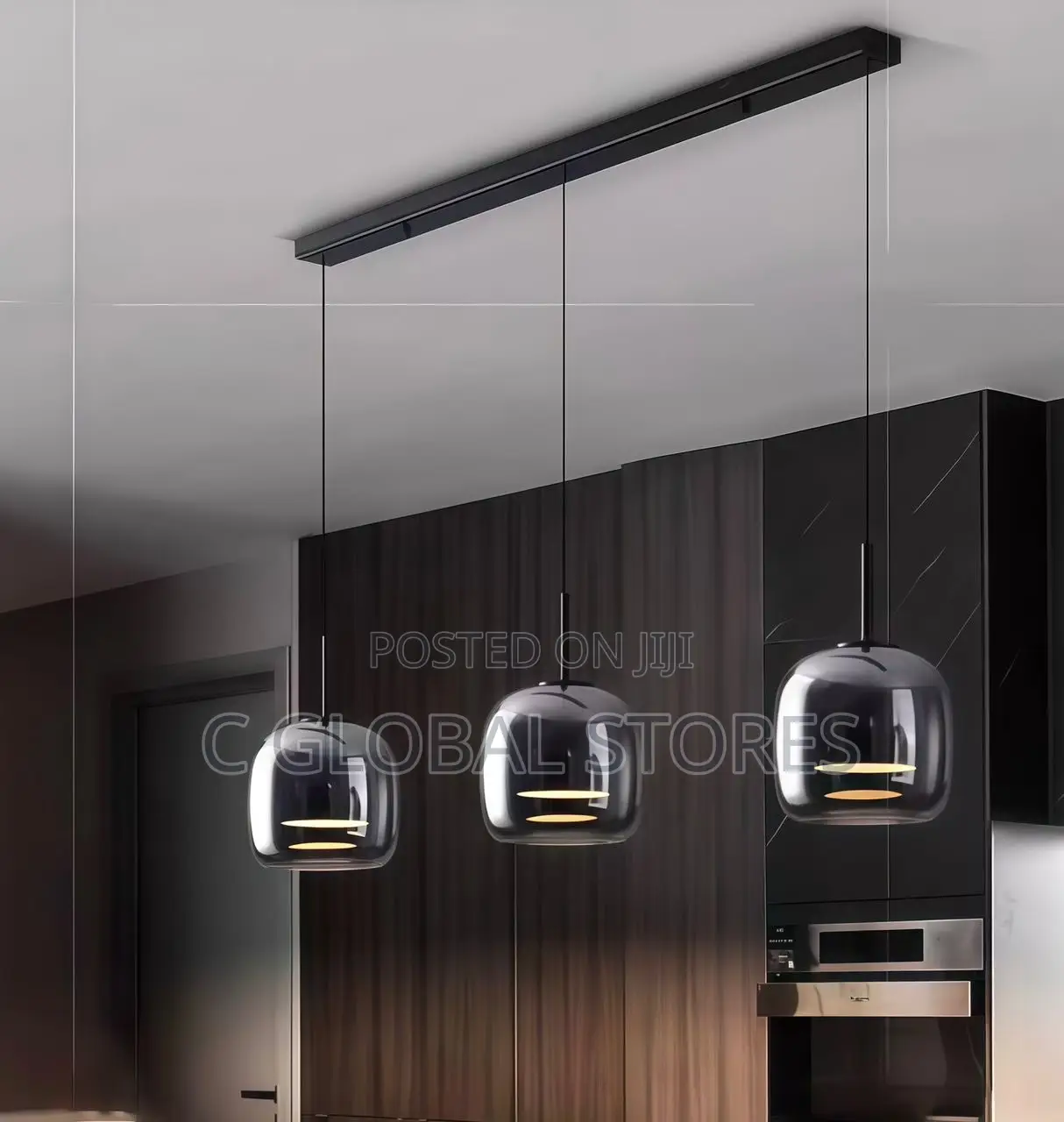 Grey Glass Light