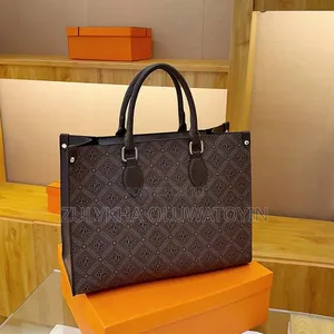 Chic Patterned Top-Handle Handbag
