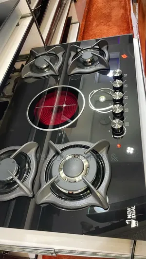 Brand New New Ideal 4 Gas +1 Electric Built-in Hob-90cm Tempered Glass