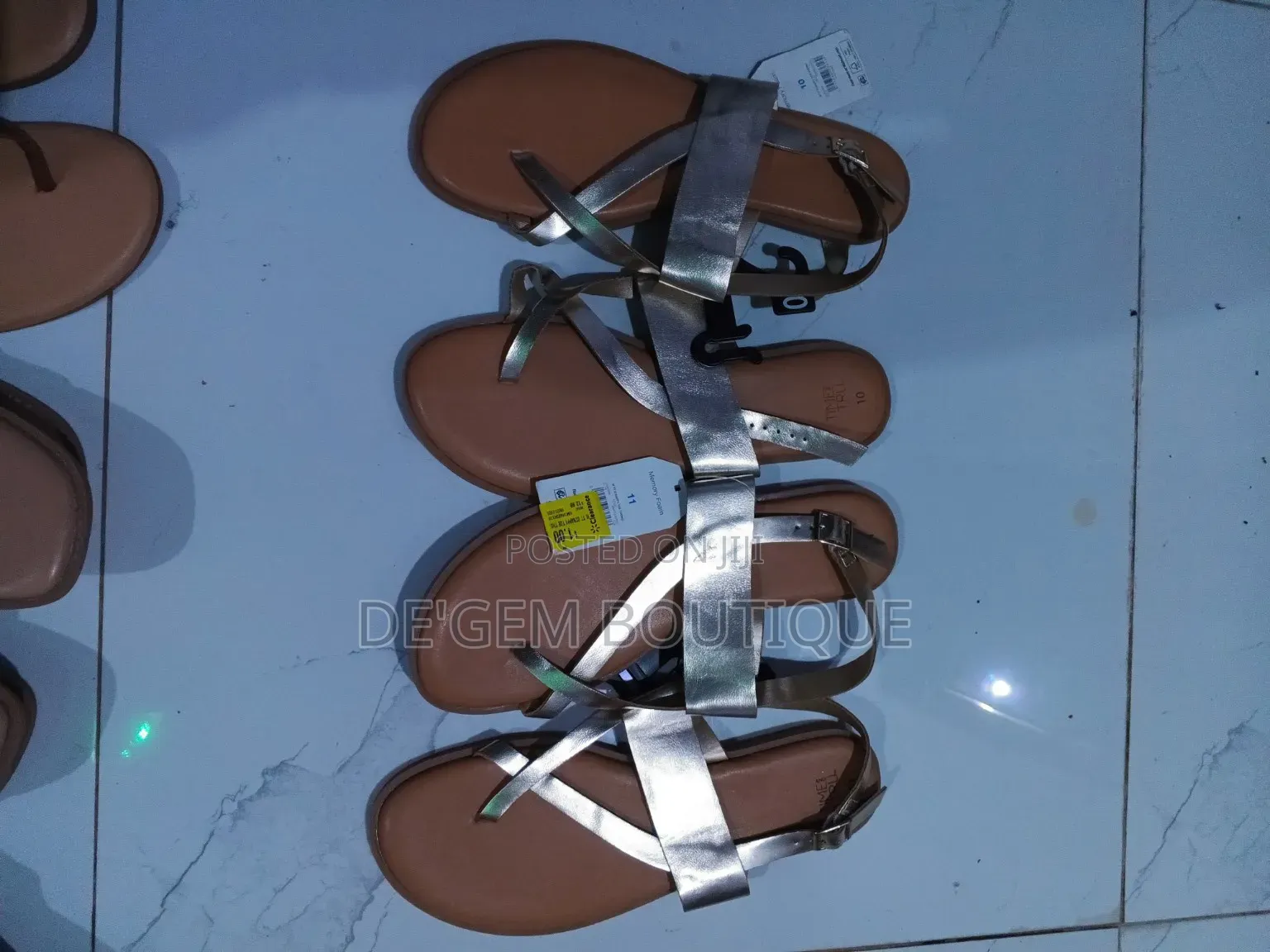 Flat Time Truls Us Leather Sandals