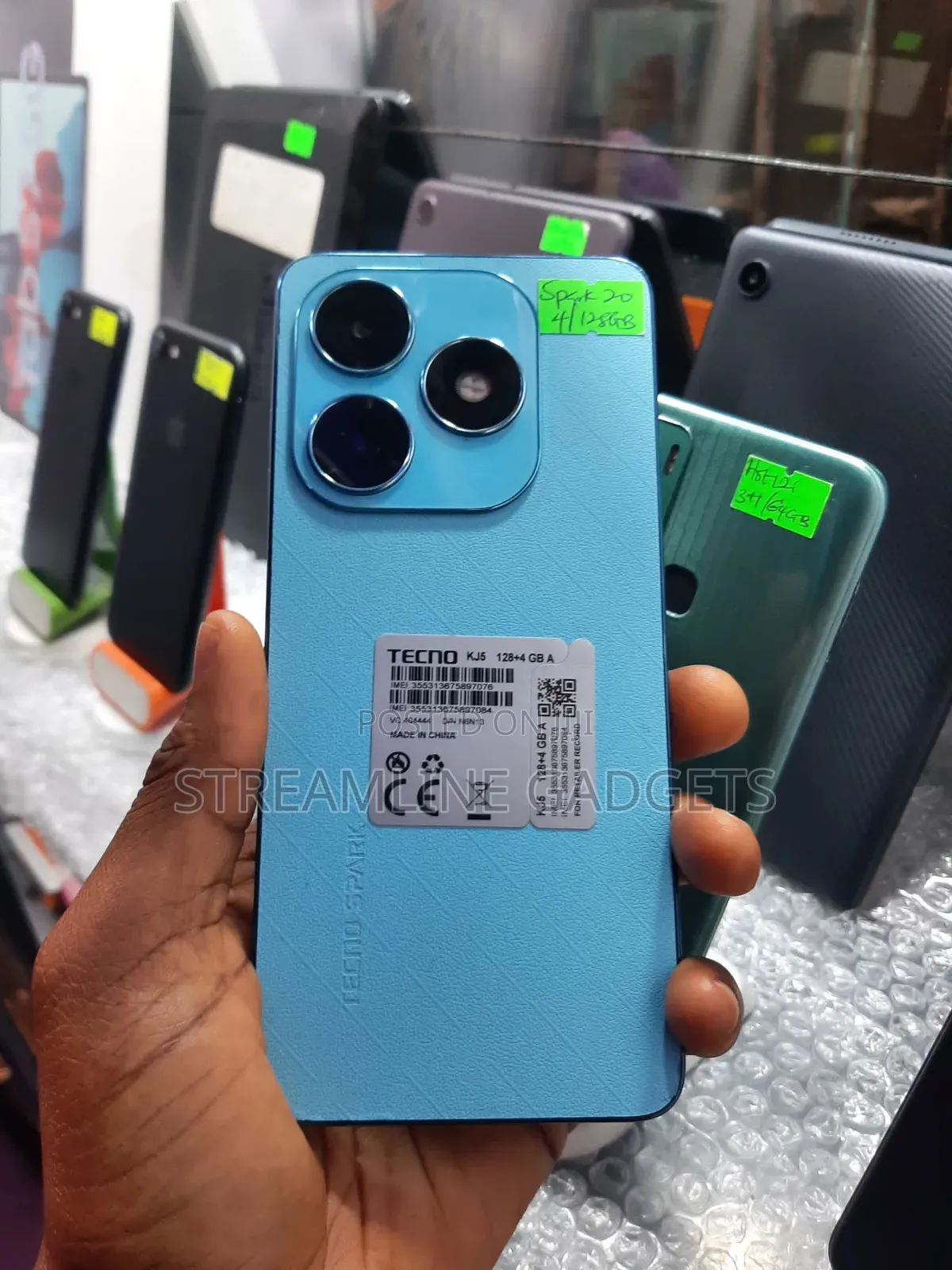 Tecno Spark 20 128 GB Blue