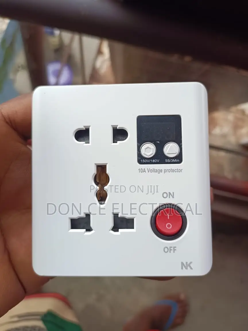 13amps Single Voltage Protector Socket