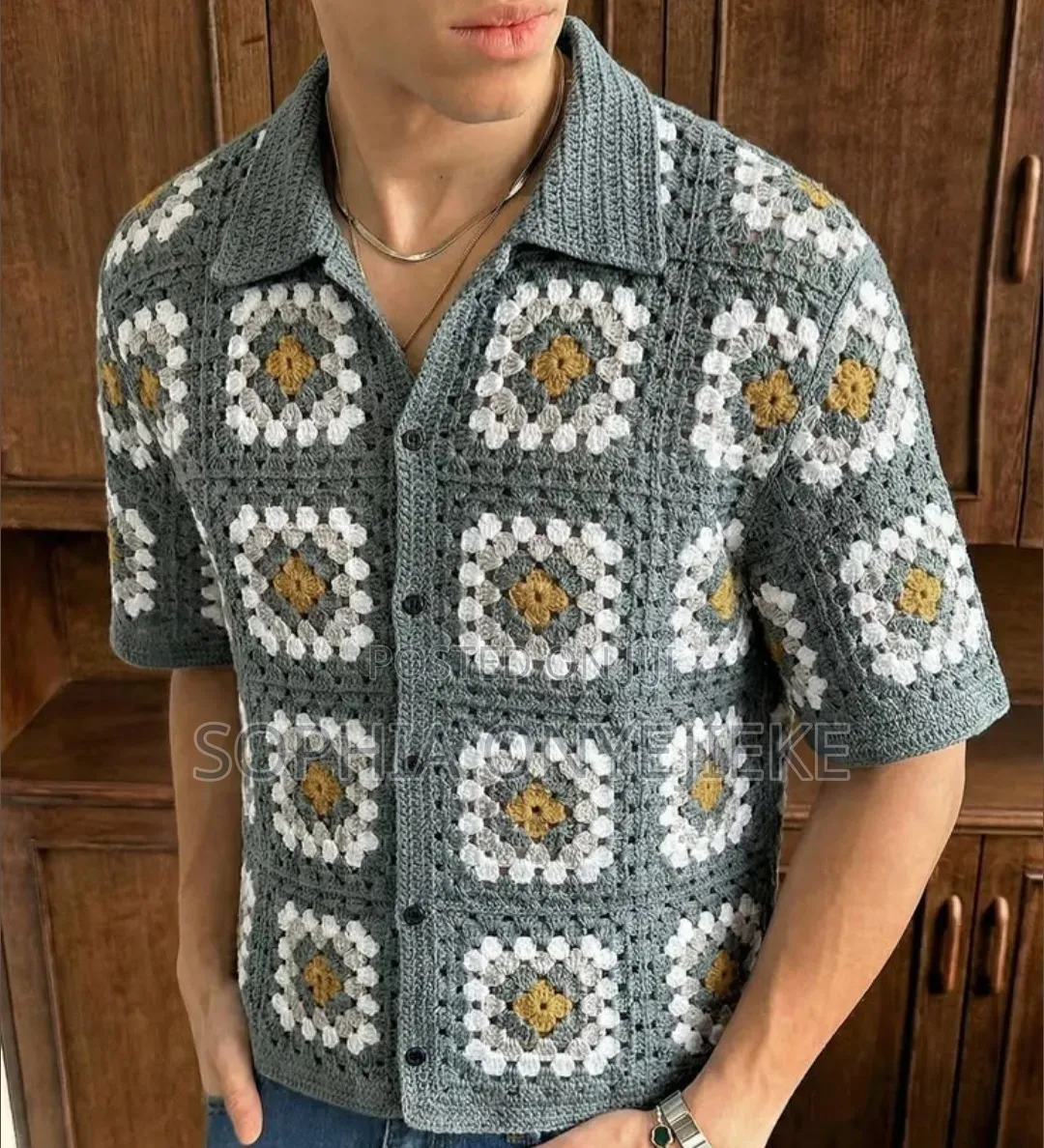 Crotchet Granny Square Shirts