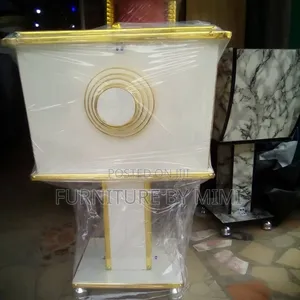 Durable Lockable Wooden Pulpit Offering Box