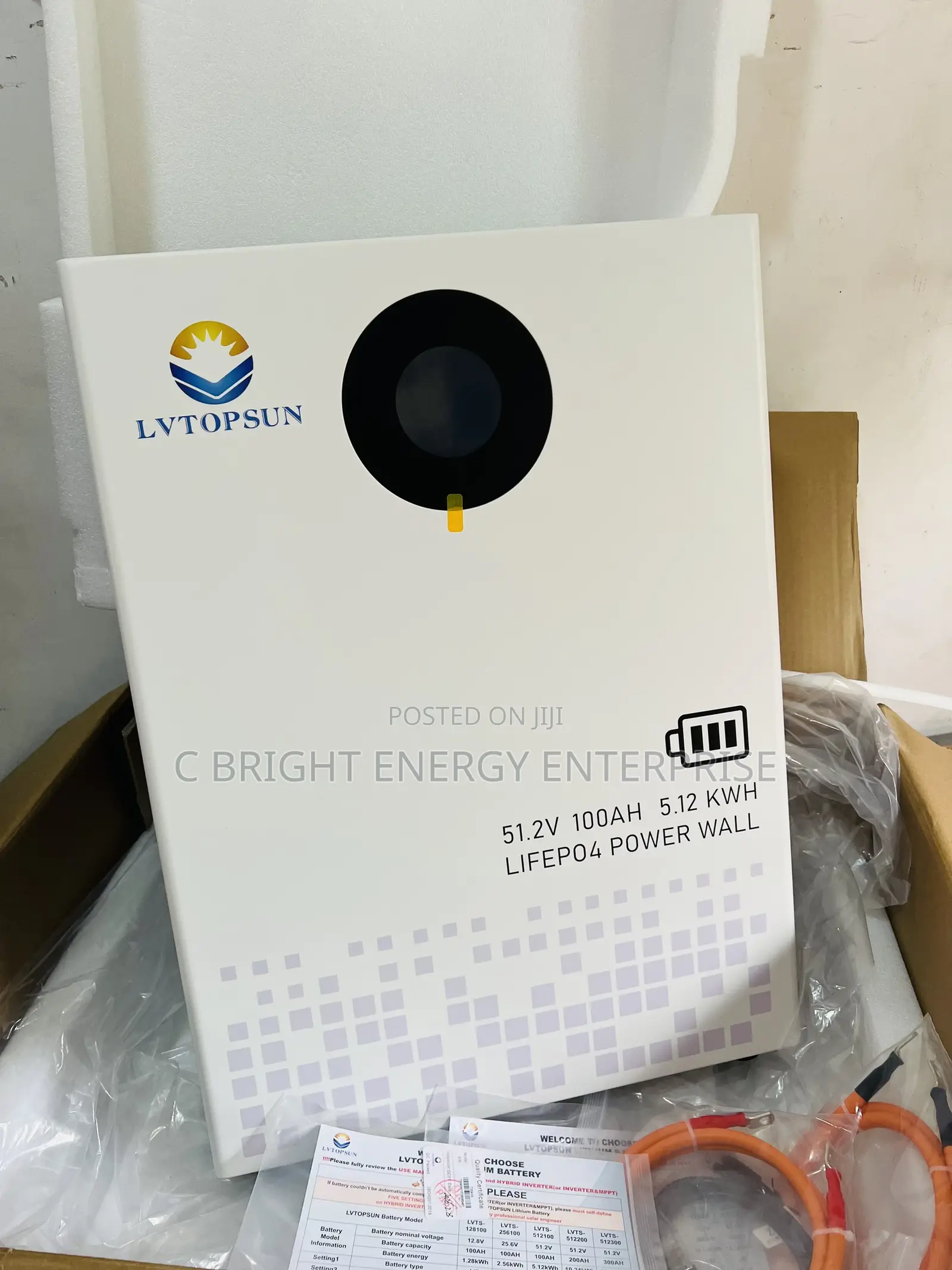 5kwh Lvtopsun 51.2v Lithium Battery Available