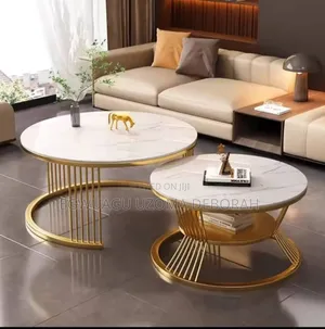 2 in 1 Marble Center Table