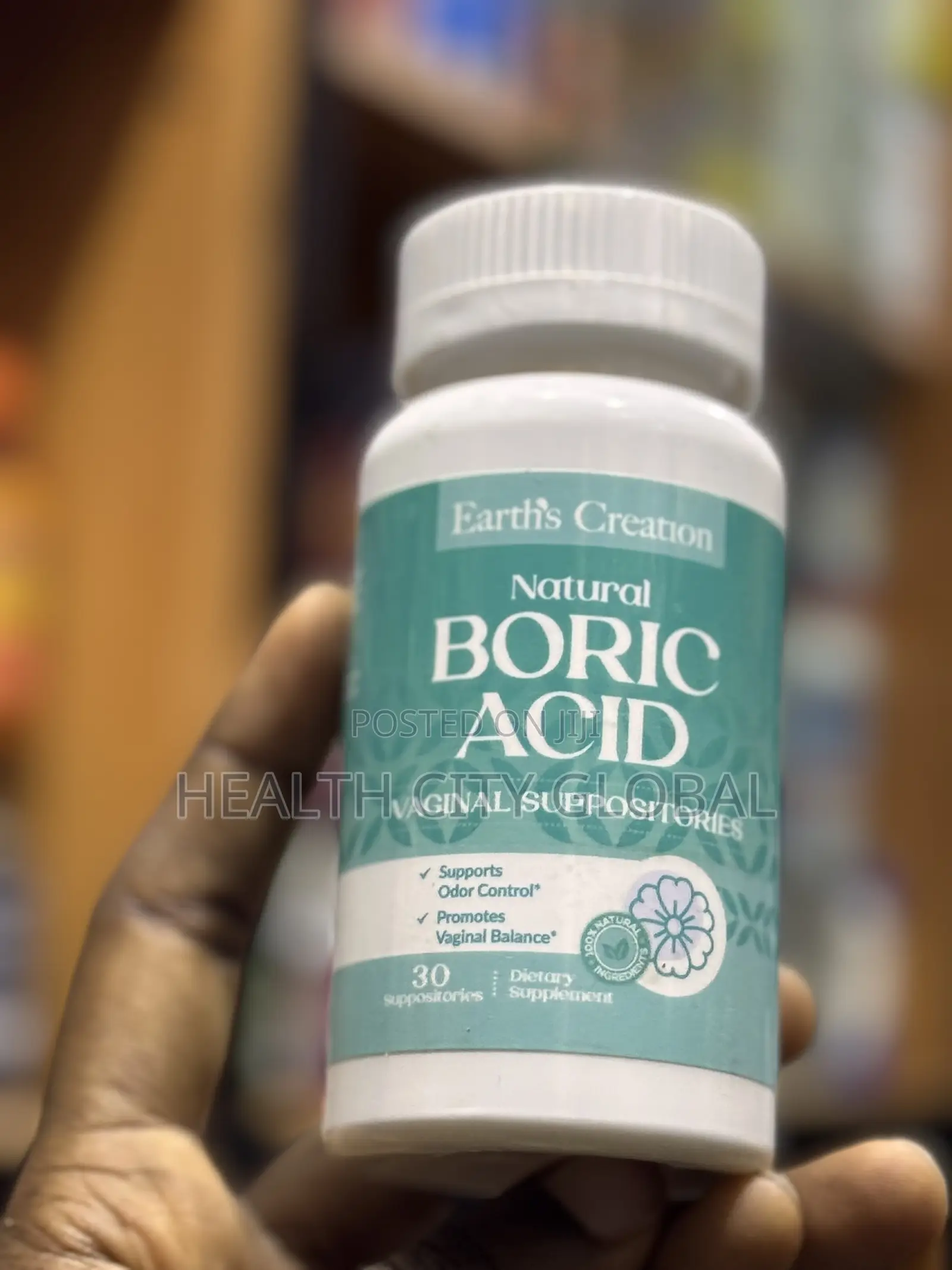 Natural Boroc Acid Suppository