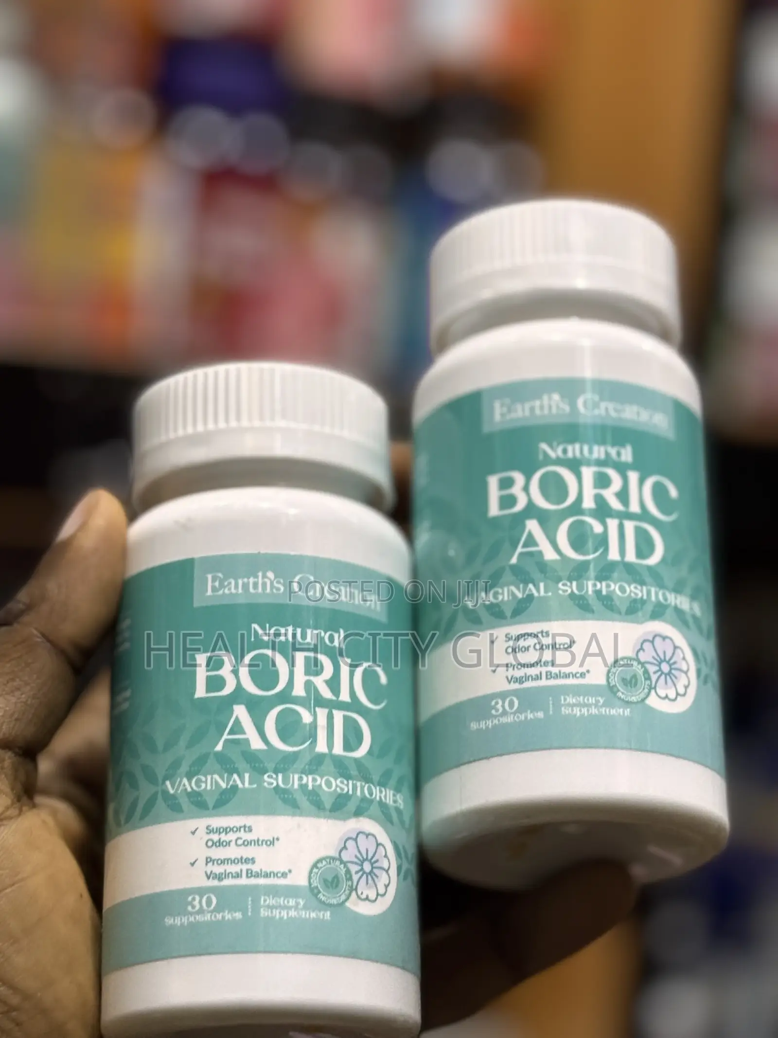 Natural Boroc Acid Suppository
