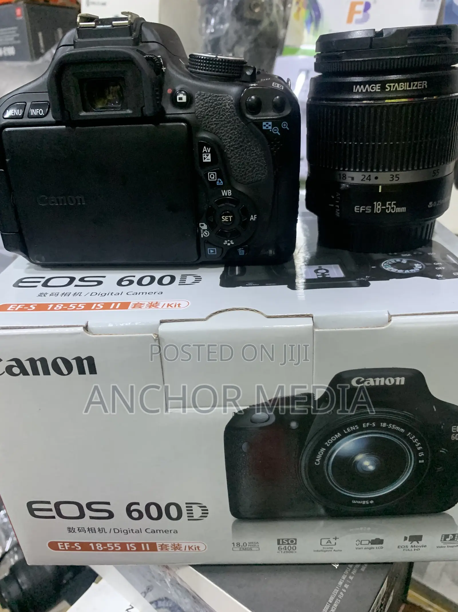 Uk Used Canon Eos 600d With 18-55mm Lens