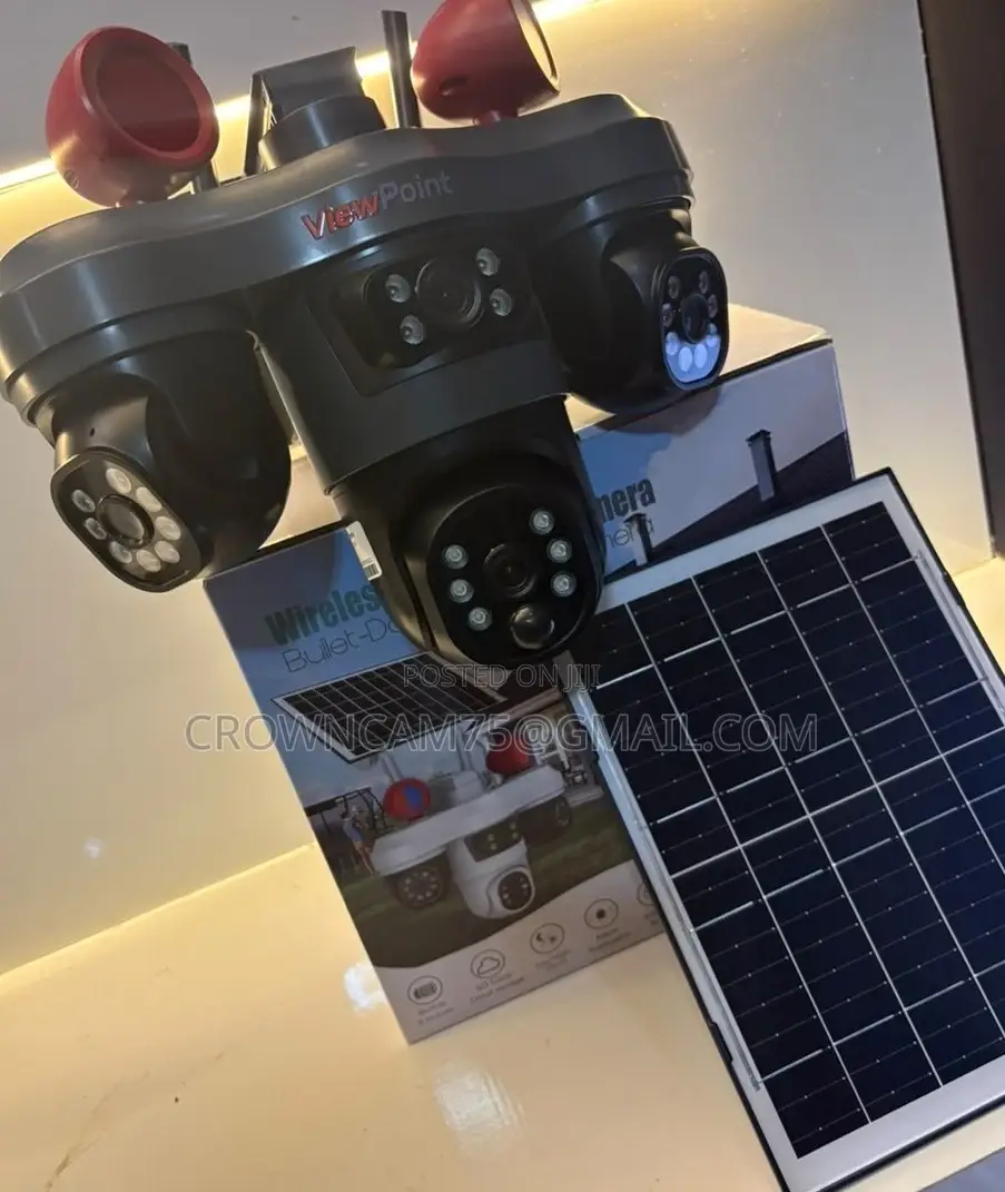 Smart 3 Rotational Lense CCTV Camera 4g Network
