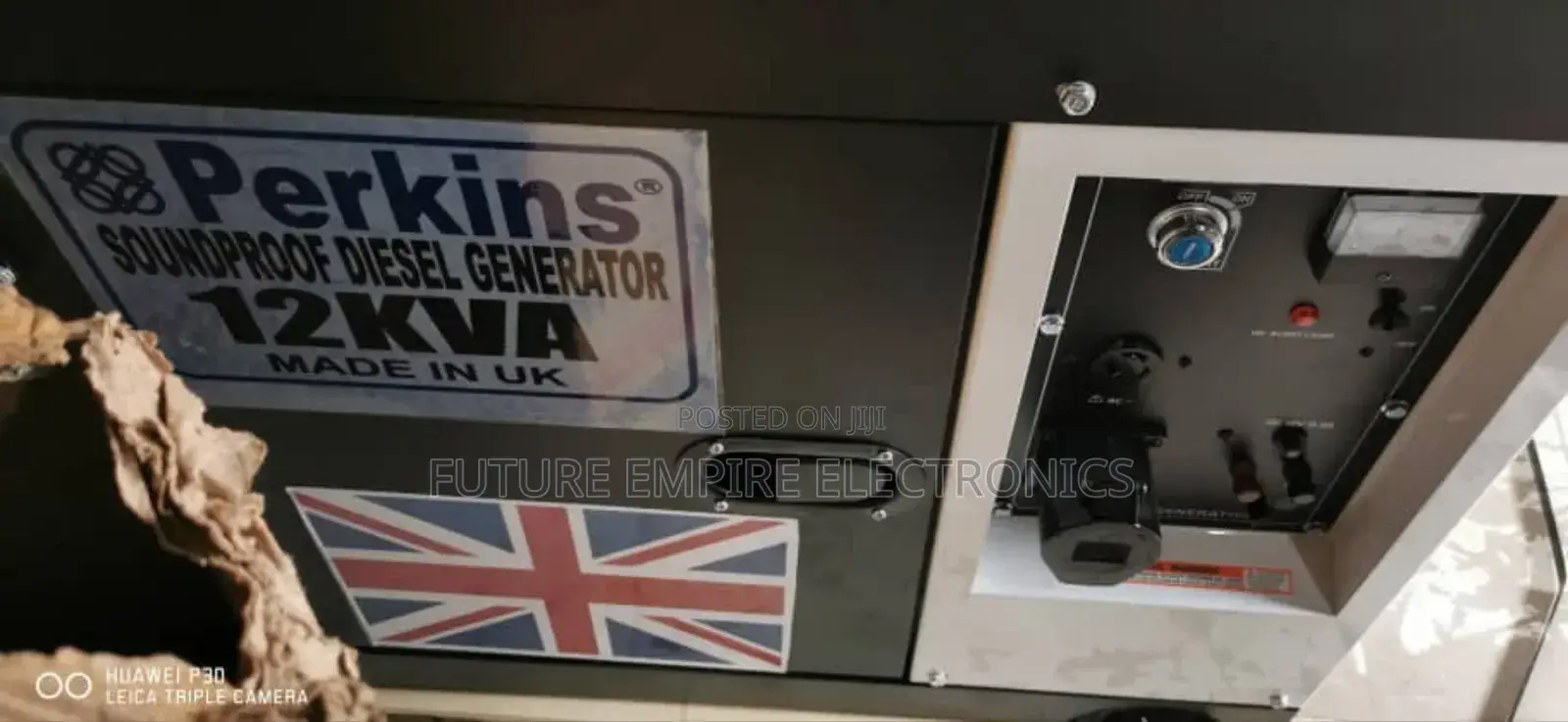 Original 12.0kva Perkins Soundproof Generator %Copper Coil