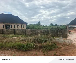 50 by 100 for Sale at Okhuoromi , Very Close to the Road.