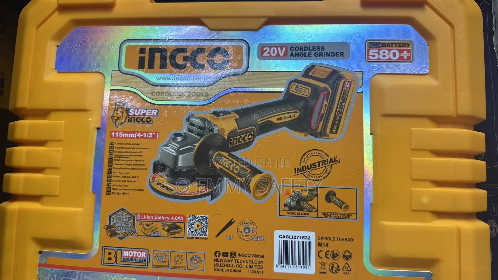 Cordless Angle Grinder