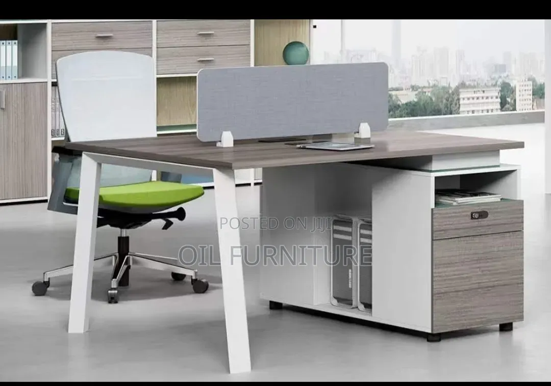 ​Premium 2-Seater Executive Office Workstation With Side Storage