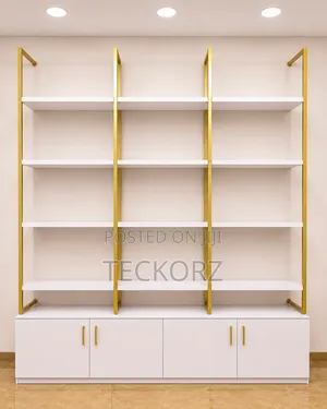 Wall Mounted Metal Wig Mannequin Display Shelve