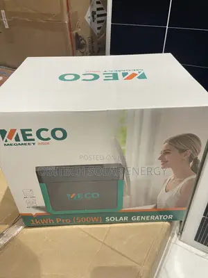 Meco 1kwh Pro Solar Generator – 500w Output | Portable Power Station