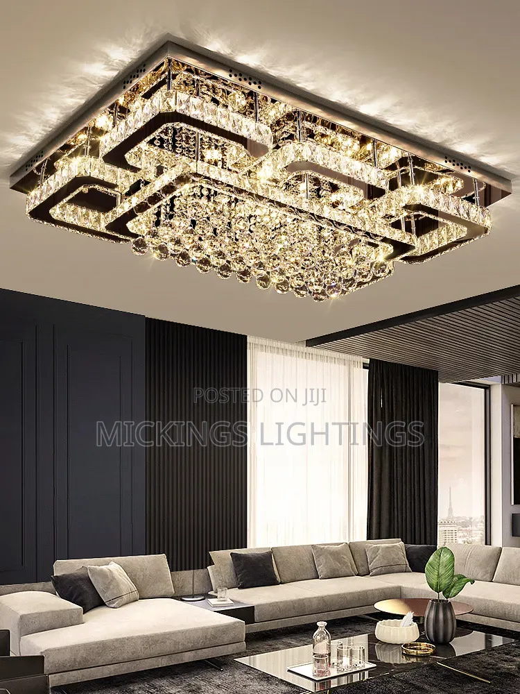 Modern Luxury Crystal Led Chandelier 1000mm