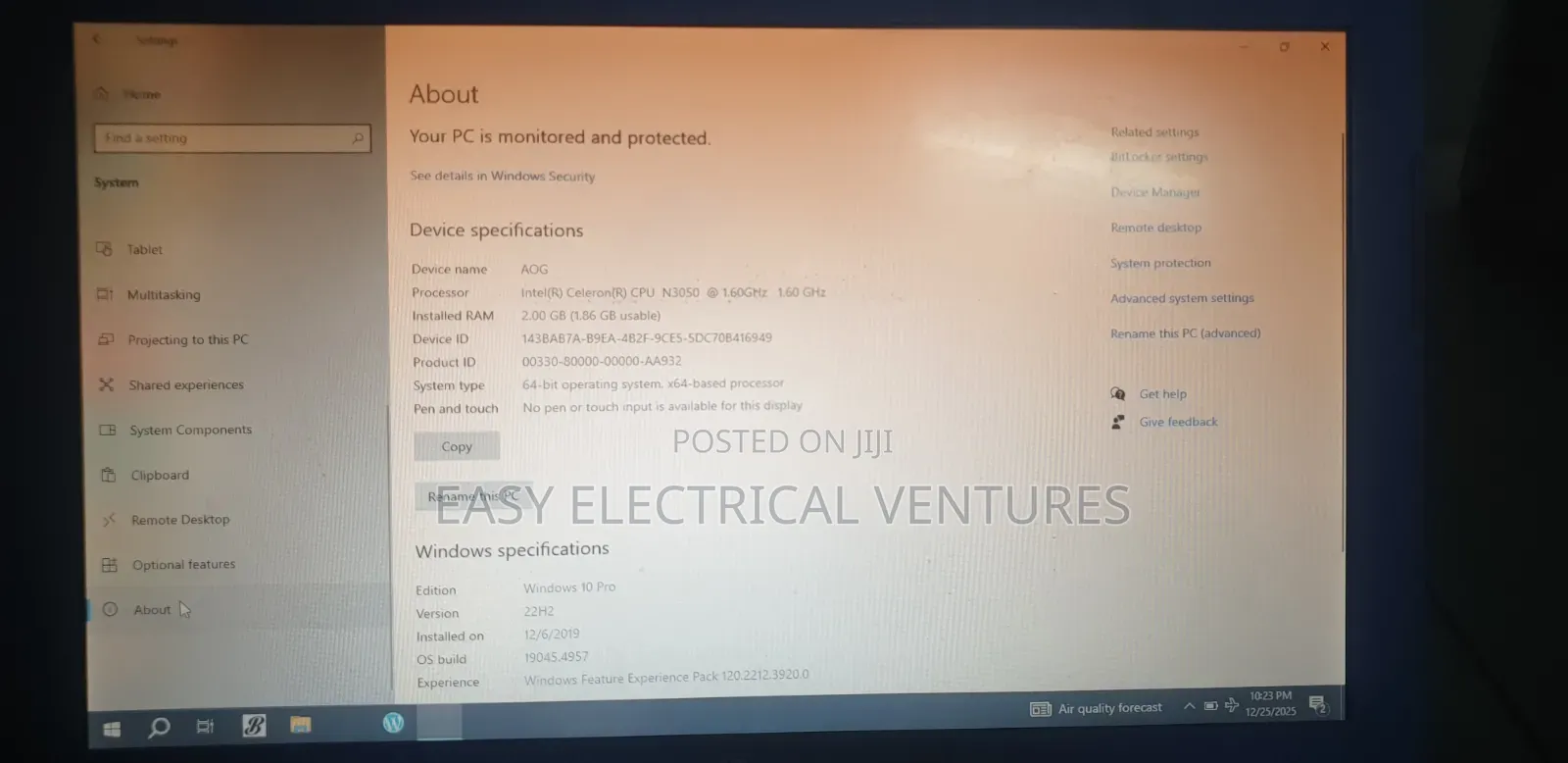 Laptop HP Mini 5101 2GB Intel Pentium SSD 128GB
