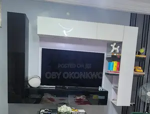 Used TV Big Console Black and White