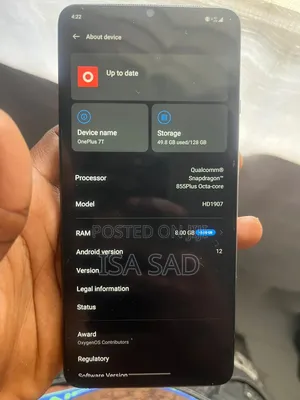 OnePlus 7T 128 GB Black