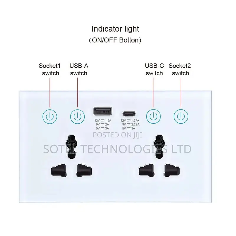 2 Way Smart Socket Wifi Tuya Smart Life Alexa