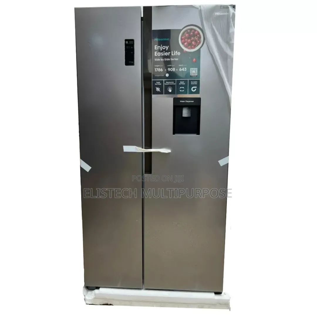 Hisense 529l Side-by-side Refrigerator, Inverter Technology