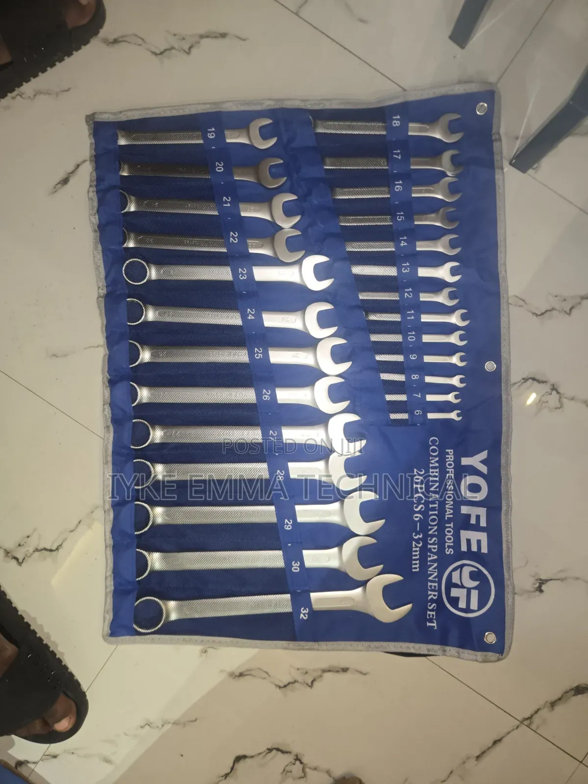 Yofe Combination Spanner Set 6mm to 32mm
