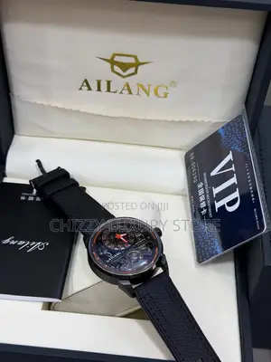 Ailang Quality Luxury Men Automatic Engine Wristwatch