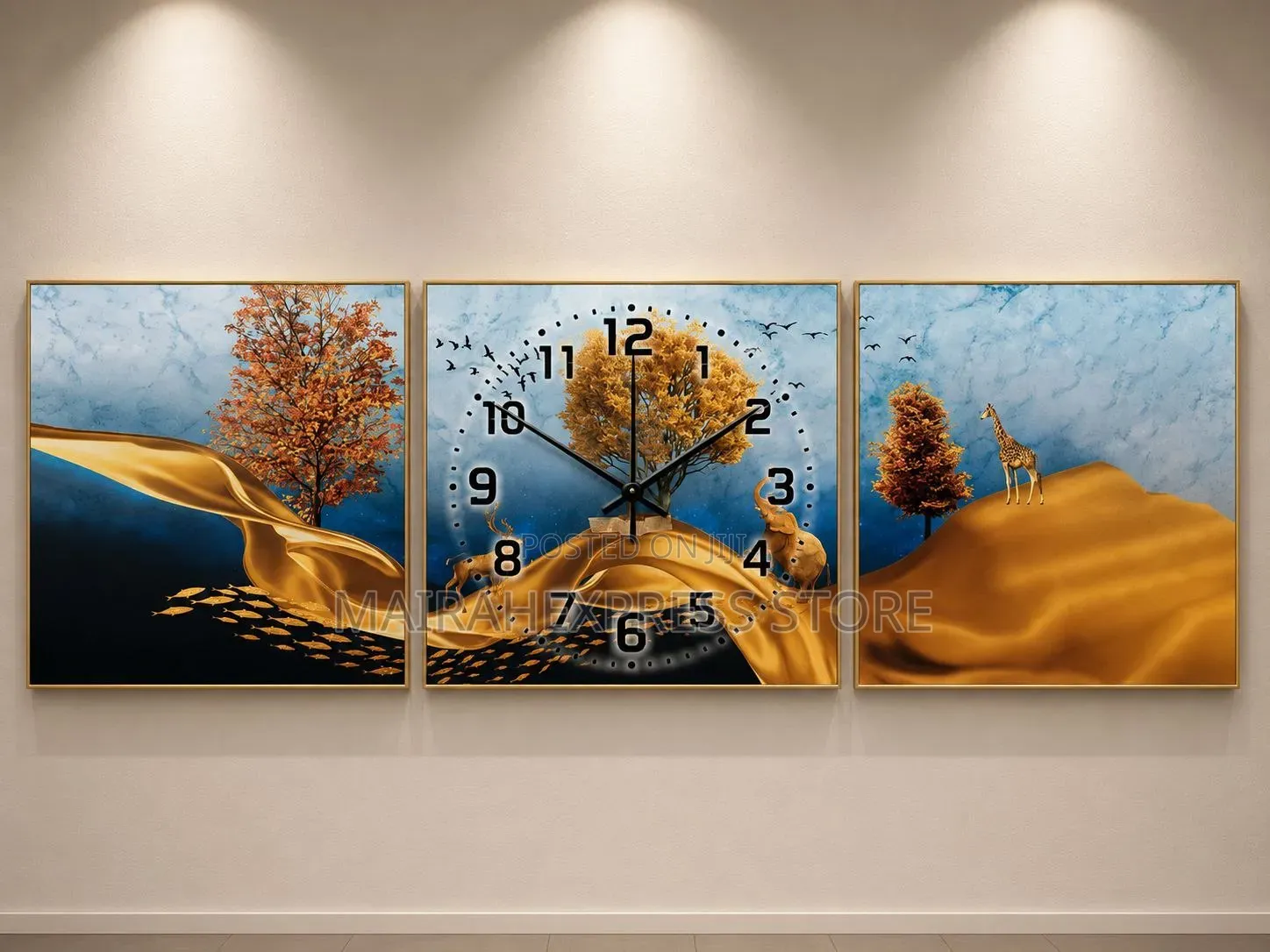 3in1 Decorative Wall Clock D4r3t