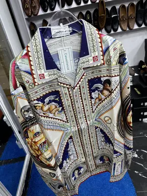 Casablanca Rome Print Design Luxury Shirt M-4xl
