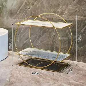 Double Layer Iron Storage Rack