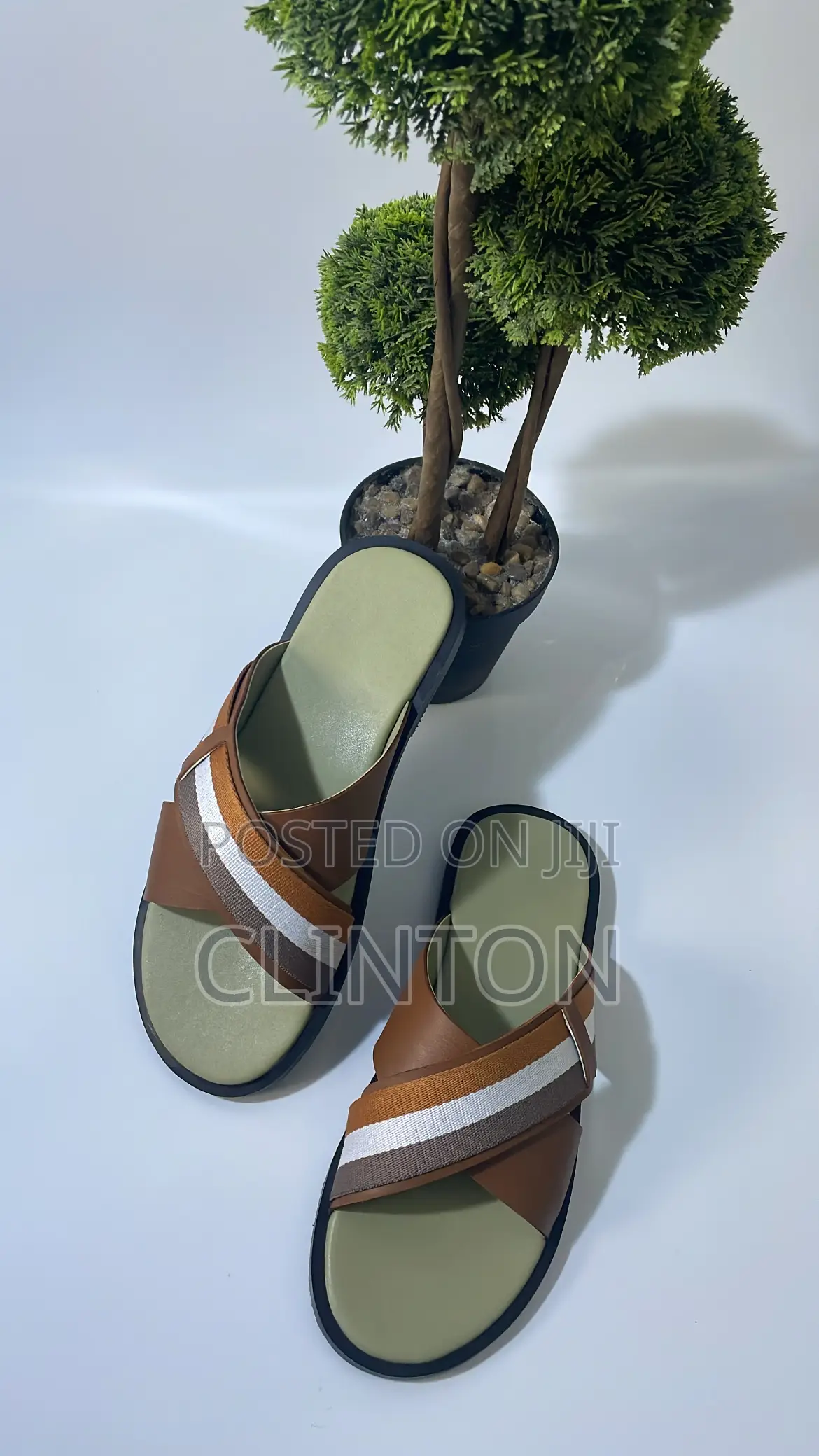Men’S Leather Slippers