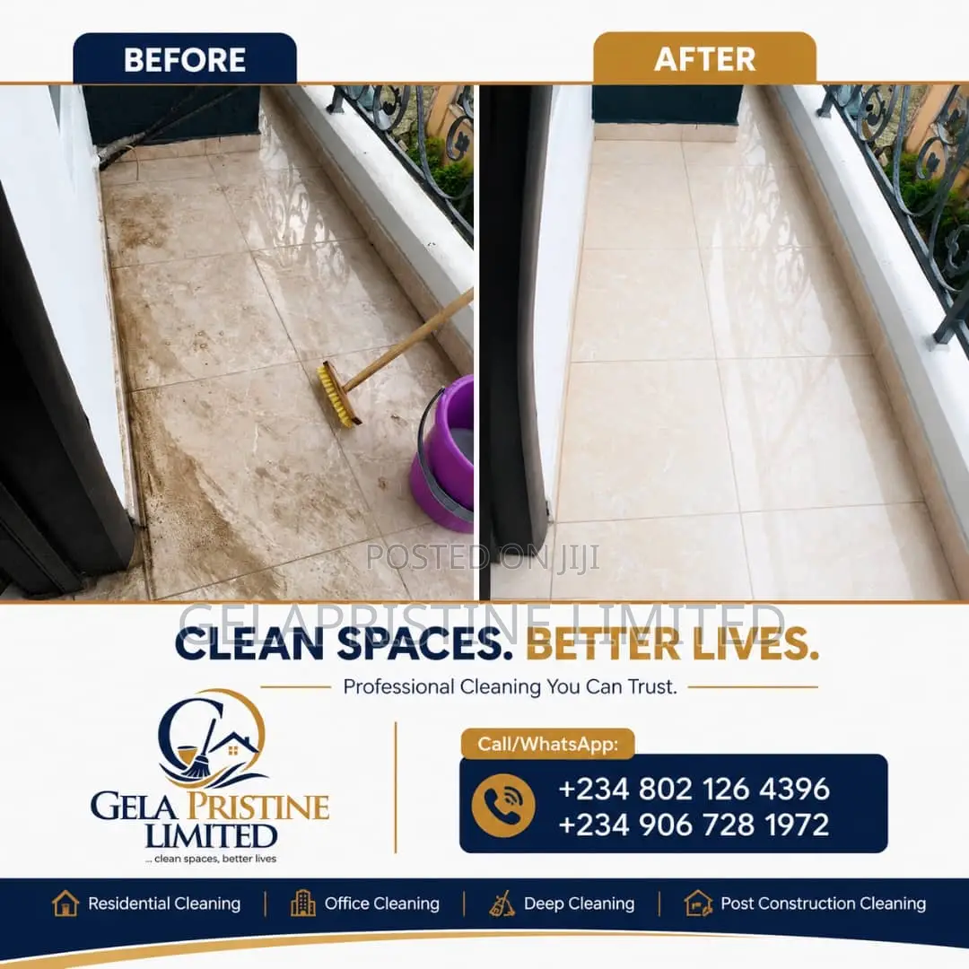 Professional Home, Office Deep Cleaning Services in Lagos