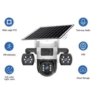 Triple Lenses Security Camera