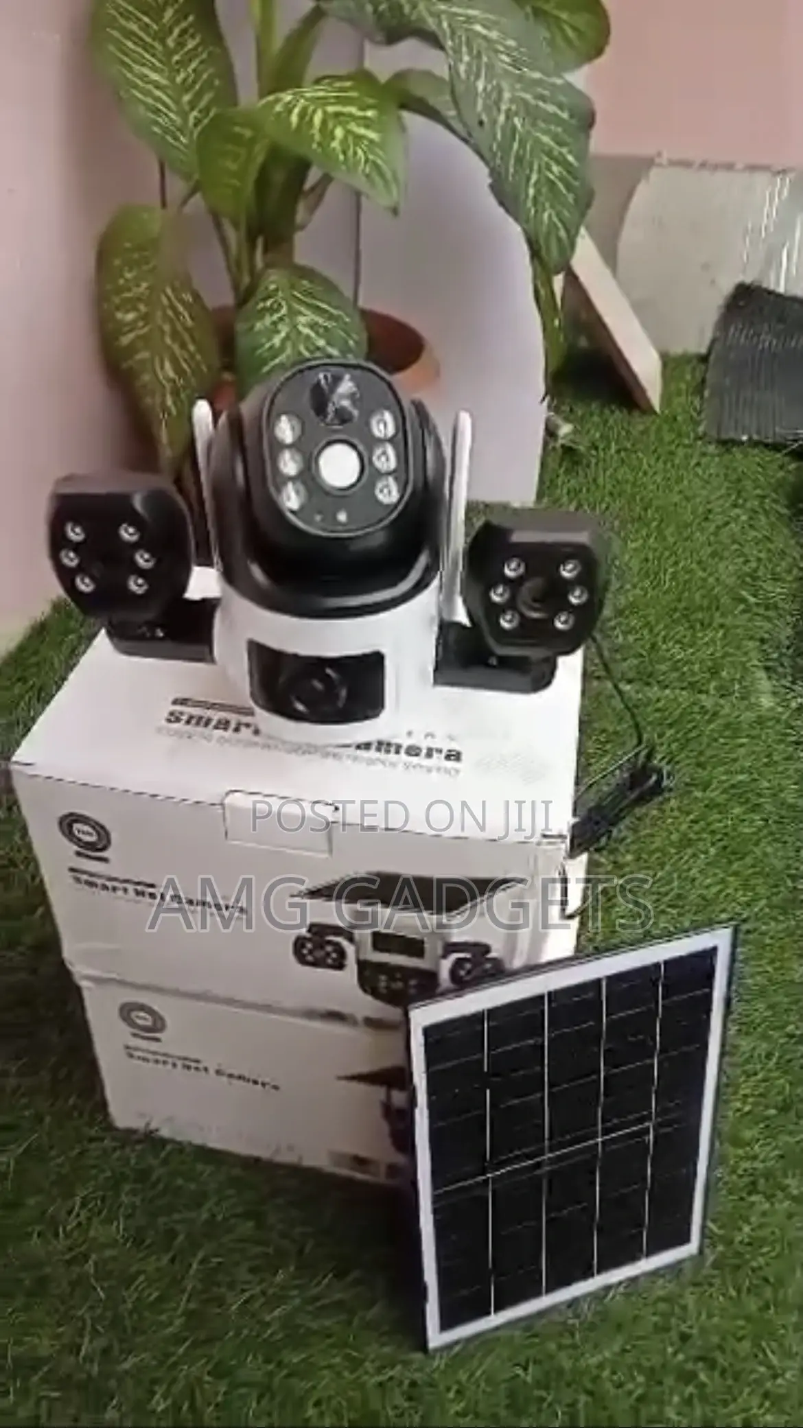 Triple Lenses Security Camera
