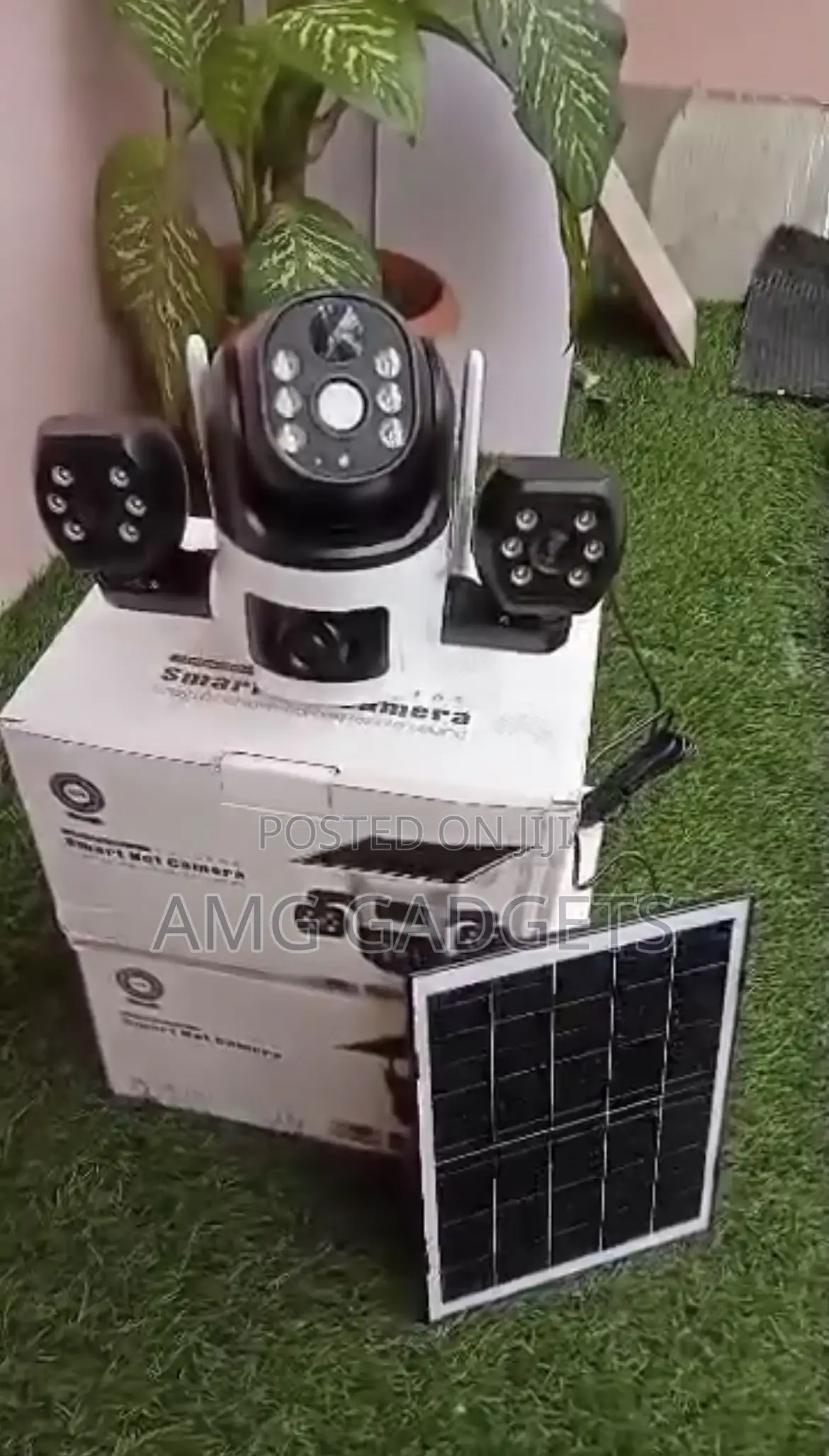 Triple Lenses Security Camera