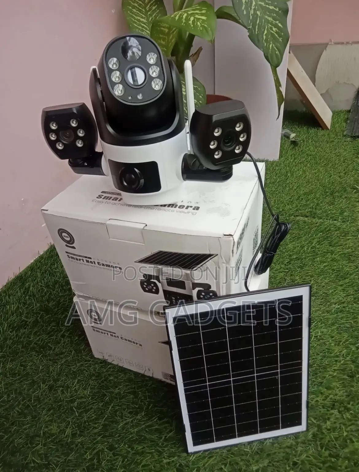 Triple Lenses Security Camera