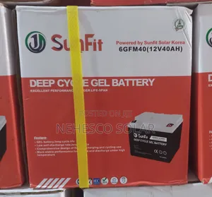 40ah Sunfit Deep Cycle Gel Battery | Maintenance Free