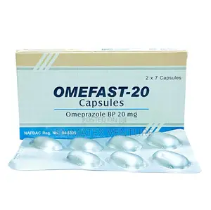 Omefast-20 Capsules (Omeprazole) X14