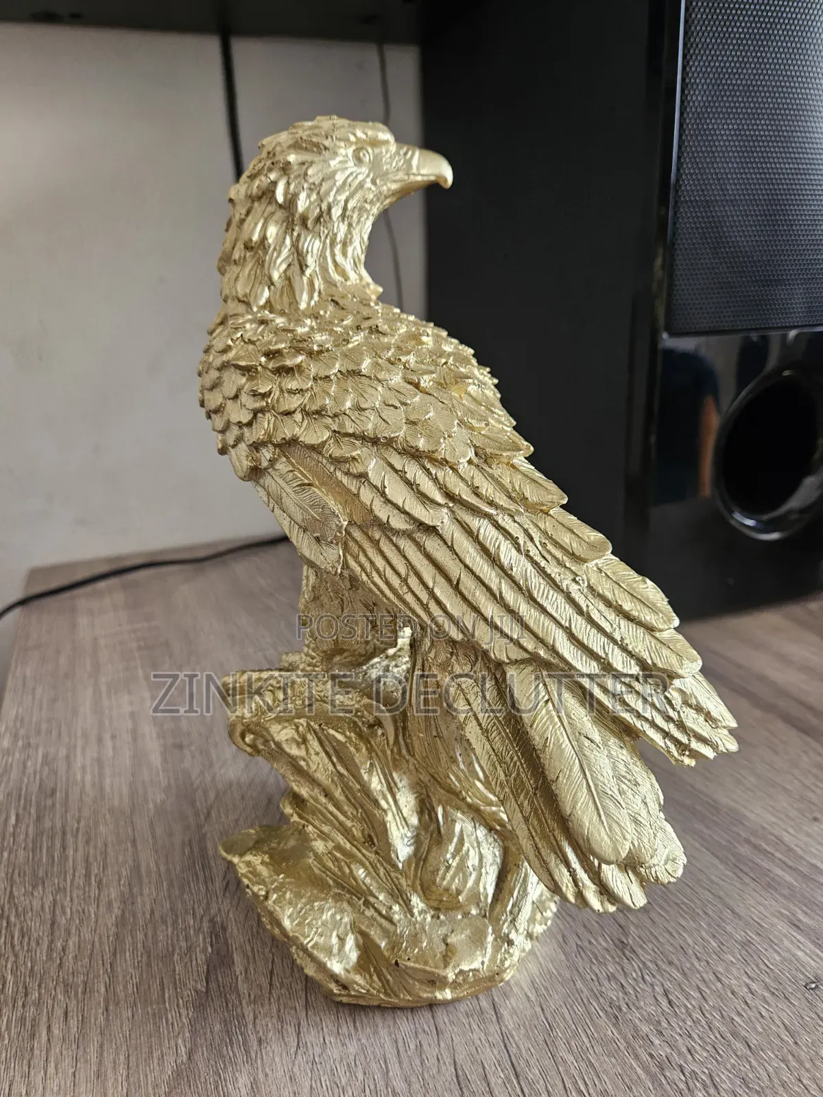 Gold Eagle Decorative Sculpture