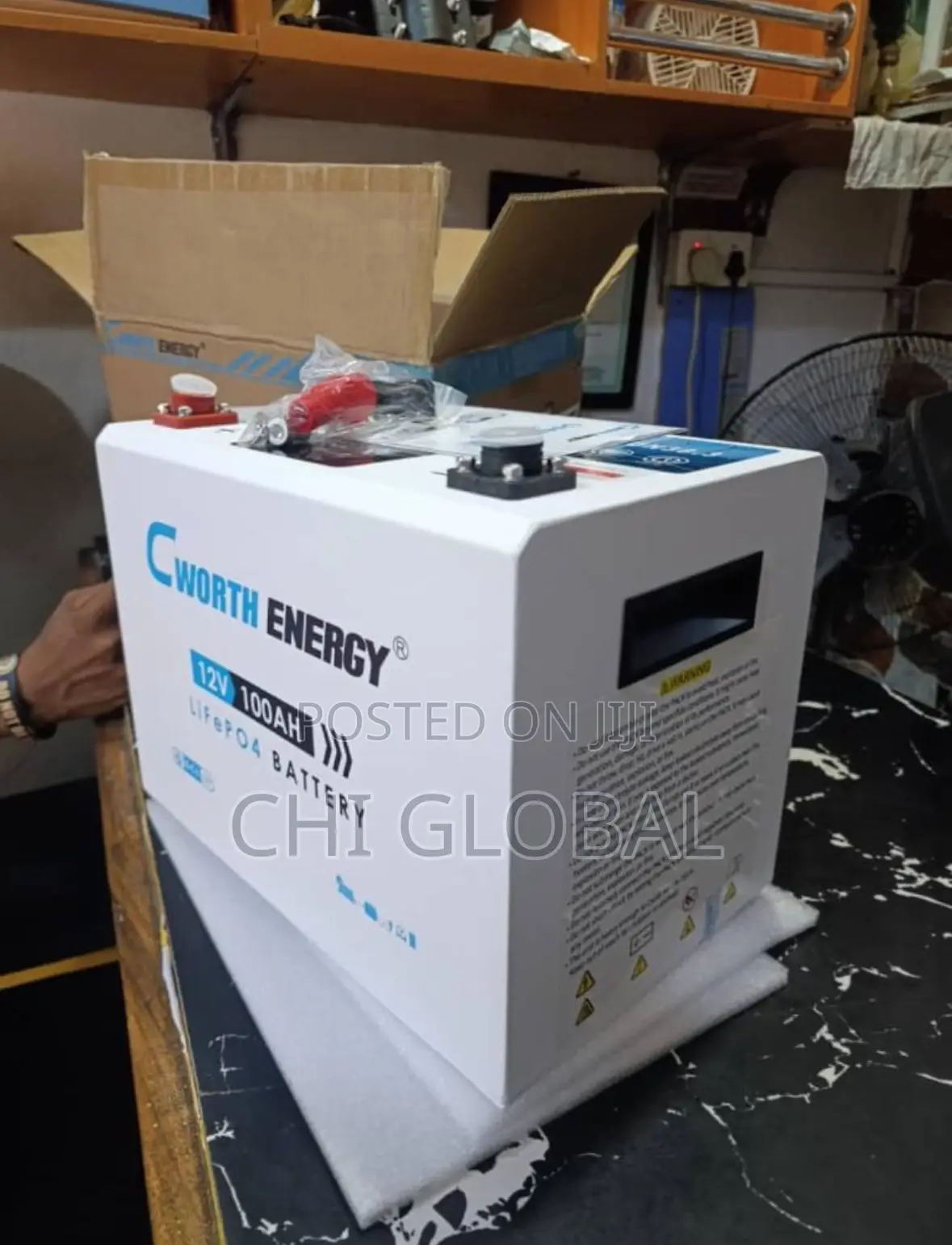 Cworth 1.28kwh 12v 100ah Lithium Battery
