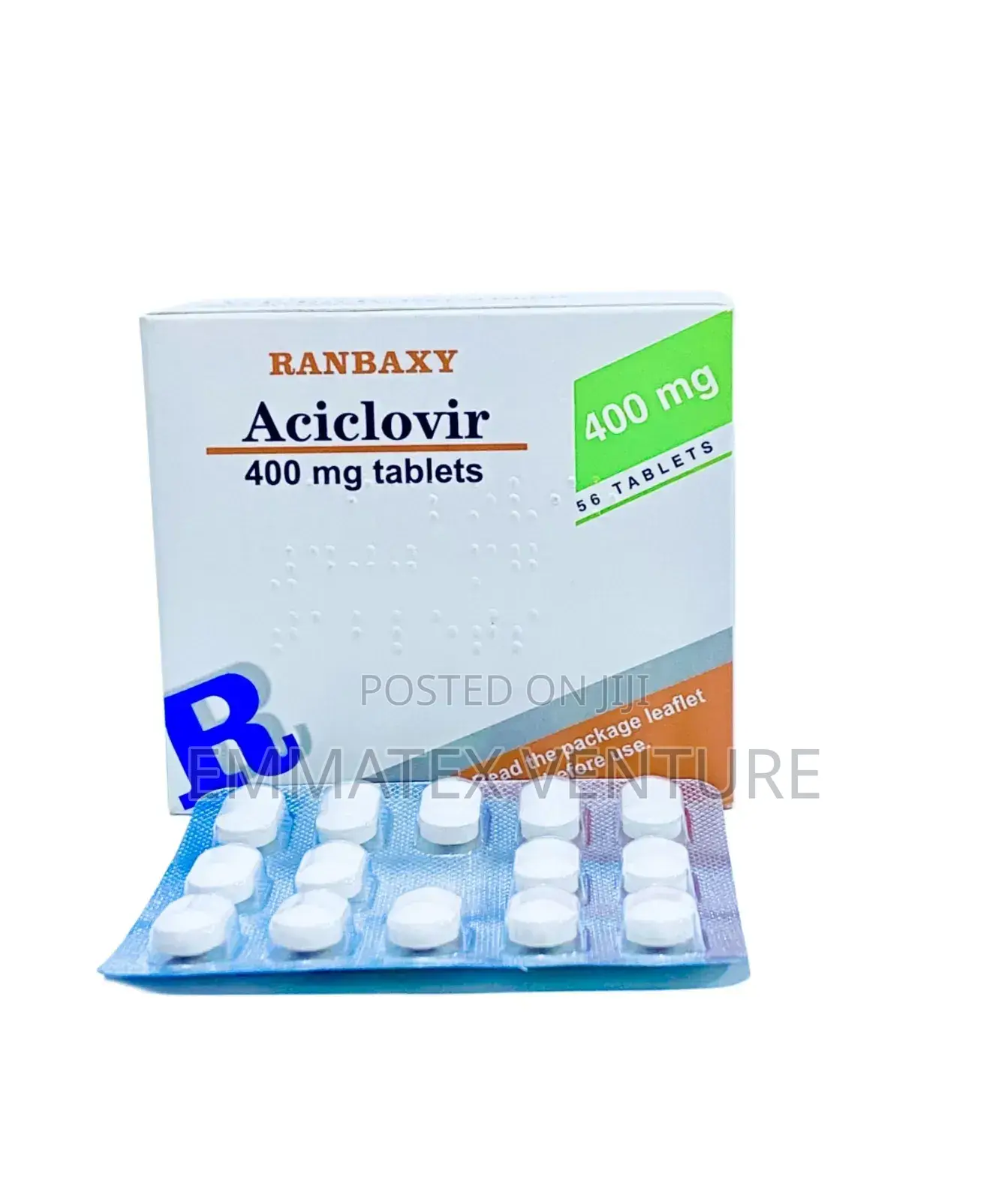 Ranbaxy Aciclovir 400mg Tablet X5
