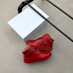 Maison Margiela Red Future High Sneakers