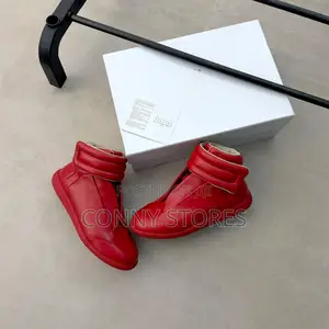 Maison Margiela Red Future High Sneakers